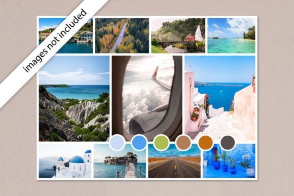 Download Travel Photo Collage Moodboard Template - Moodboard Collection