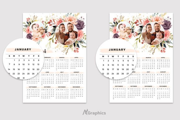 Download Editable Photo Calendar 2024 Template - Calendar 2024 Collection