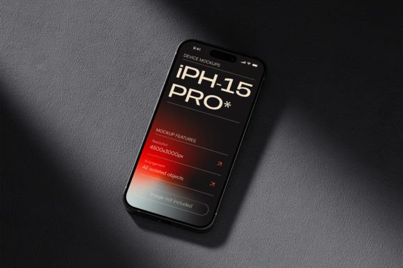 Download IPhone 15 Pro Mockup - Premium Bundle
