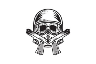 Download Vector Skull Head Sport Mascot Template - Premium Resources