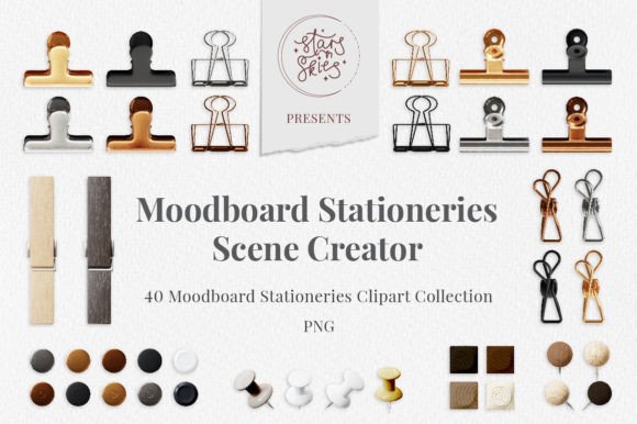 Download Moodboard Stationeries Scene Creator - Moodboard Collection